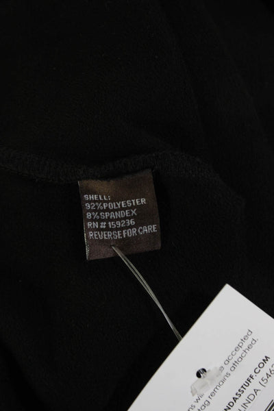 J. Mclaughlin Womens High Rise Pull On Slim Leg Pants Black Size Small