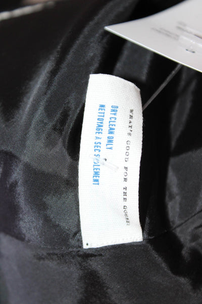 Leifsdottir Anthropologie Womens Sleeveless A Line Dress Black Cotton Size 2