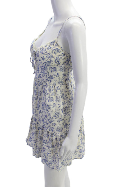 Rebecca Taylor Womens Silk Floral Print A Line Dress Pink Red Size 4
