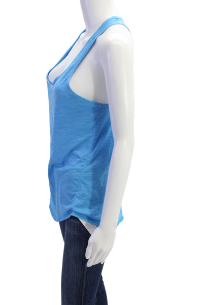 Lululemon Womens Racer Back Sleeveless Tank Top Blue Size Small