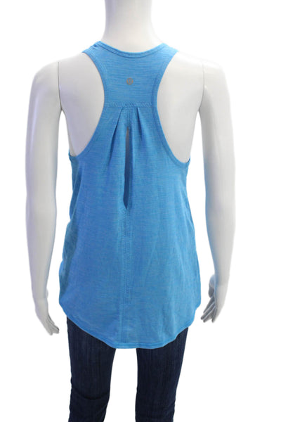 Lululemon Womens Racer Back Sleeveless Tank Top Blue Size Small