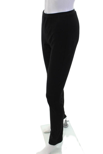 Elie Tahari Womens Pull On High Rise Slim Leg Pants Black Size Extra Small