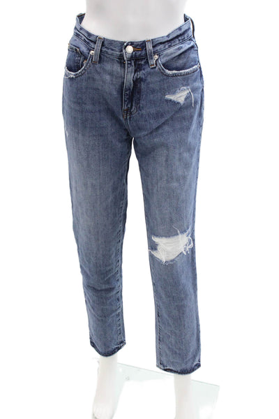 Pistola Womens Cotton Zip Button Slim Leg Jeans Blue Size EUR 25