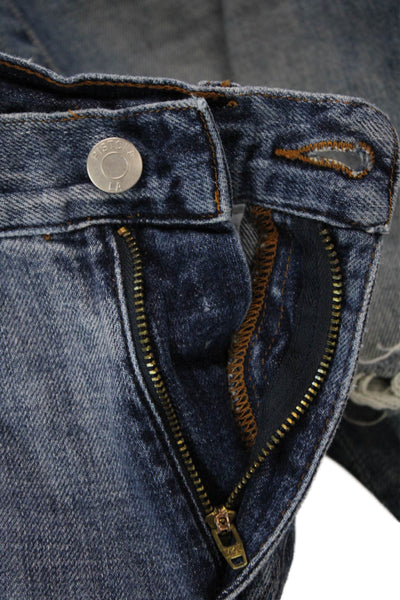 Pistola Womens Cotton Zip Button Slim Leg Jeans Blue Size EUR 25