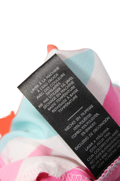 Natori Womens Abstract Print Wide Legged Pajama Bottoms Multicolor Size M