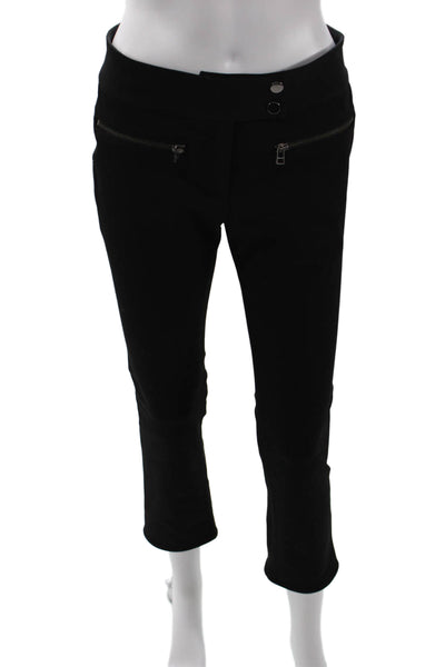 Veronica Beard Womens High Rise Skinny Leg Trouser Pants Black Size 4