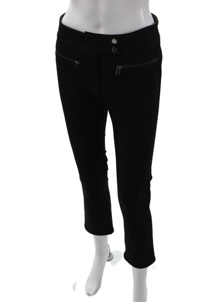 Veronica Beard Womens High Rise Skinny Leg Trouser Pants Black Size 4