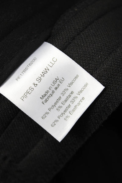 Veronica Beard Womens High Rise Skinny Leg Trouser Pants Black Size 4