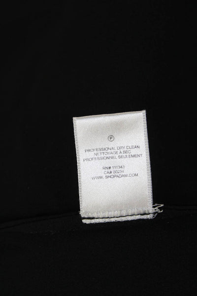 Adam Adam Lippes Womens Silk Scoop Neck Tank Top Blouse Black Size 12