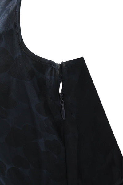 Marc By Marc Jacobs Womens Silk Blend Bow Detail Sleeveless Dress Navy Size 2