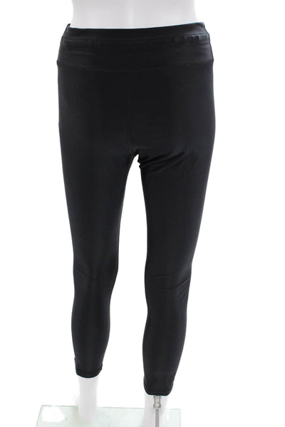 The Upside Womens Stretch Drawstring Waist Activewear Leggings Black Size 8