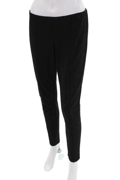 Hatch Womens Straight Leg Tailored Zip Back Trouser Pants Black Size 1