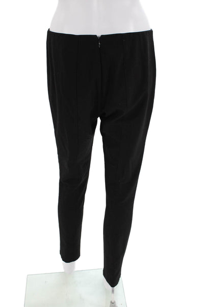 Hatch Womens Straight Leg Tailored Zip Back Trouser Pants Black Size 1
