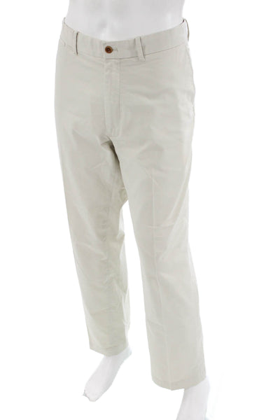 Polo Golf Ralph Lauren Mens Cotton Blend Straight Leg Pant Beige Size 35X32