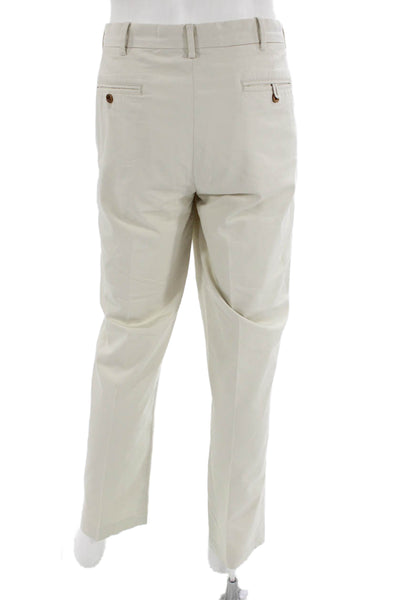 Polo Golf Ralph Lauren Mens Cotton Blend Straight Leg Pant Beige Size 35X32
