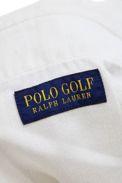 Polo Golf Ralph Lauren Mens Cotton Blend Straight Leg Pant Beige Size 35X32