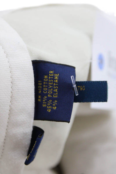 Polo Golf Ralph Lauren Mens Cotton Blend Straight Leg Pant Beige Size 35X32