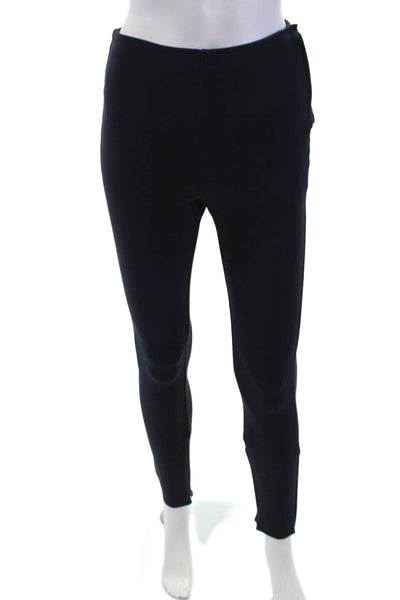 Scanlan Theodore Womens High Rise Skinny Leg Pants Navy Blue Size Small