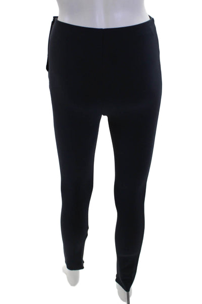 Scanlan Theodore Womens High Rise Skinny Leg Pants Navy Blue Size Small