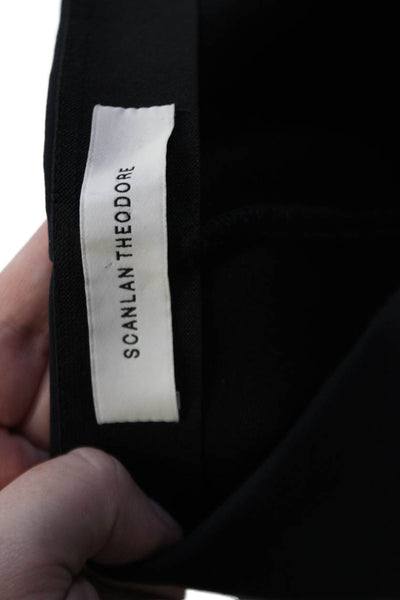 Scanlan Theodore Womens High Rise Skinny Leg Pants Navy Blue Size Small