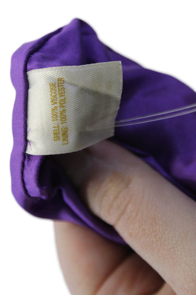 Kate Spade New York Womens Back Slit Pencil Skirt Purple Size 2