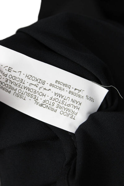 Zara Womens High Rise Zip Zip Mini Skort Black Size Extra Small