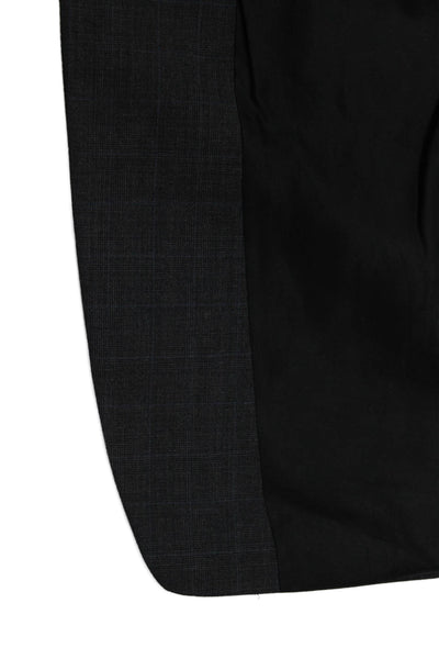 Lauren Ralph Lauren Mens Wool Two Button Long Sleeve Blazer Dark Gray Size 42