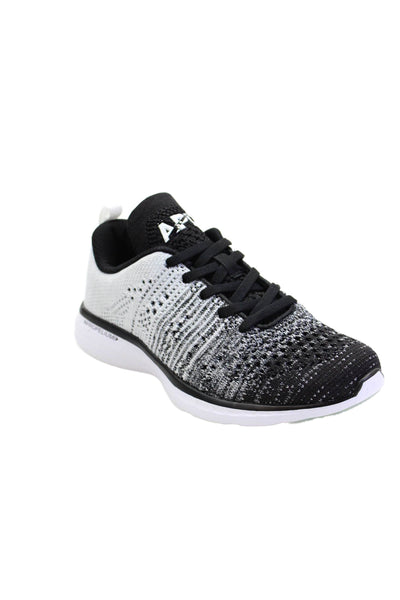 APL: Athletic Propulsion Labs Womens Techloom Pro Sneakers Shoes Black Gray SZ 5