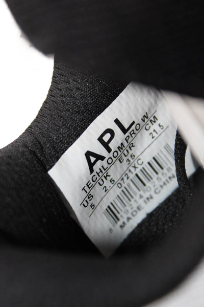 APL: Athletic Propulsion Labs Womens Techloom Pro Sneakers Shoes Black Gray SZ 5