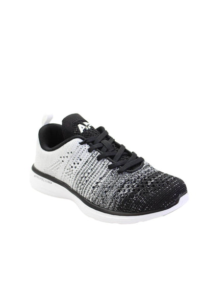 APL: Athletic Propulsion Labs Womens Techloom Pro Sneakers Black Gray Size 5.5