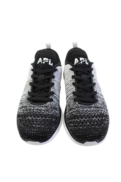 APL: Athletic Propulsion Labs Womens Techloom Pro Sneakers Black Gray Size 5.5