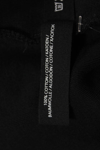 Livy Womens Short Sleeve Crew Neck 31 Tee Shirt Black Brown Size Large