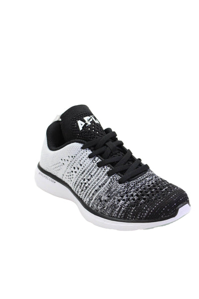 APL: Athletic Propulsion Labs Womens Techloom Pro Sneakers Black Gray Sz 5