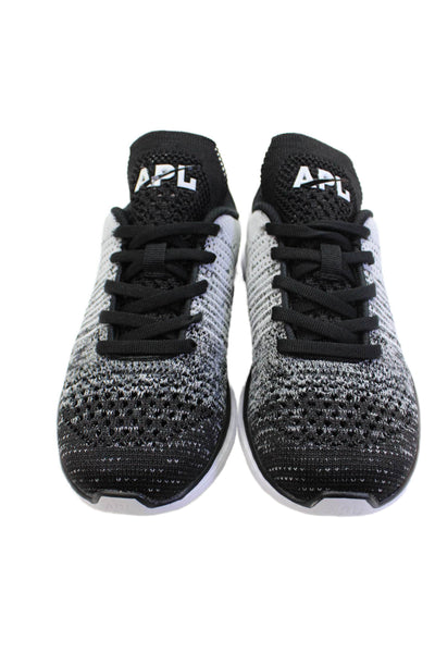 APL: Athletic Propulsion Labs Womens Techloom Pro Sneakers Black Gray Sz 5