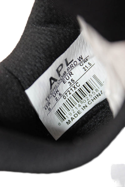 APL: Athletic Propulsion Labs Womens Techloom Pro Sneakers Black Gray Sz 5