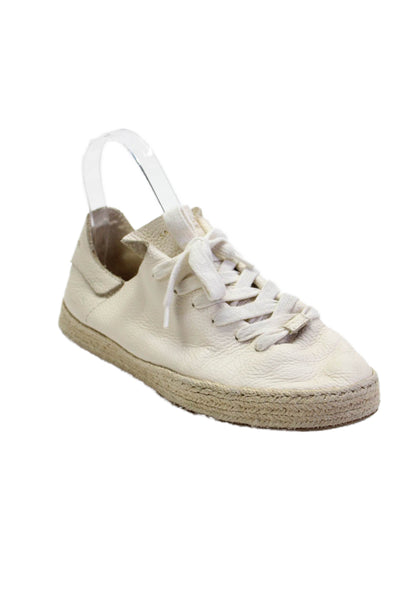 Sam Edelman Womens Textured Lace Up Low Top Sneakers Nude Size 7