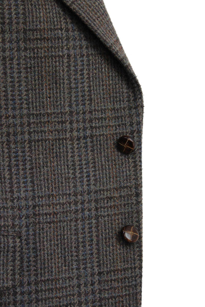 Oakton Ltd. Mens Textured Wool Long Sleeve Lined Blazer Brown Size 42R