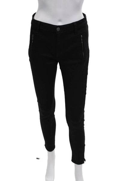 Lovers + Friends Denim Womens High Rise Skinny Leg Jeans Black Cotton Size 29