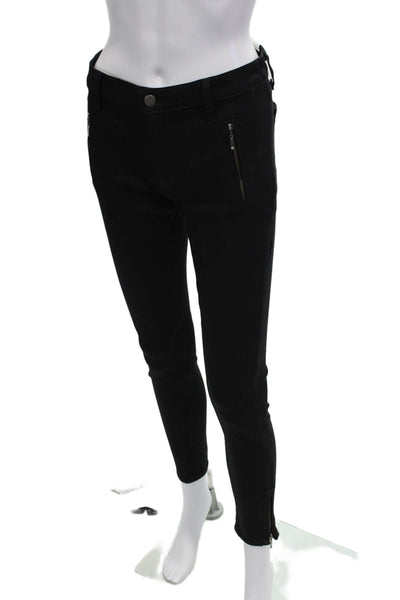 Lovers + Friends Denim Womens High Rise Skinny Leg Jeans Black Cotton Size 29
