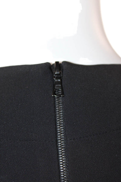 Narciso Rodriguez Womens Long Sleeves Sheath Dress Black Size EUR 40
