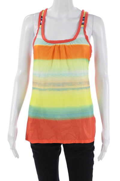 Ted Baker London Womens Striped Sleeveless Tank Top Multi Colored Size 1
