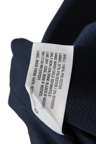 Cushnie X Target Womens Strapless Zip Back Drape Detail Dress Navy Size 4