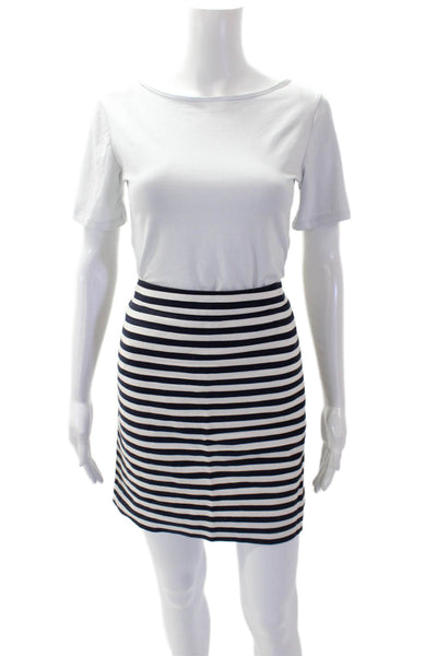 Ann Taylor Womens Pleated Zip Lined Pencil Skirt Black Size 02