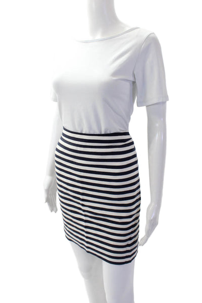 Ann Taylor Womens Pleated Zip Lined Pencil Skirt Black Size 02