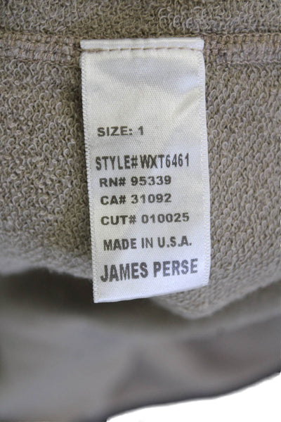 Standard James Perse Womens Cotton Long Sleeve Knit Top Nude Size 01