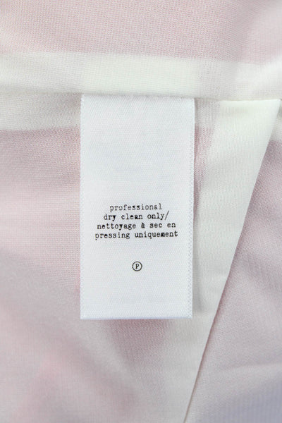 Rag & Bone Womens Back Zip Sleeveless Scoop Neck Boxy Top Pink Size Medium