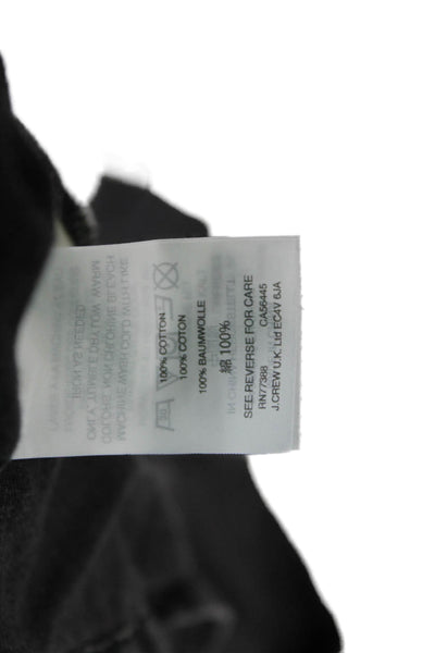 Madewell Womens Cotton Collared Button Down Denim Dress Black Size 2XS