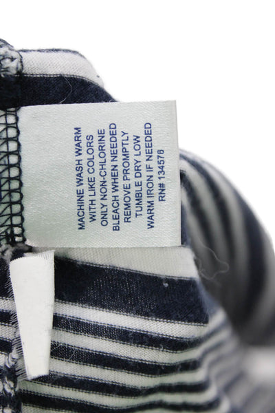 Vineyard Vines Womens Cotton Striped Print Sleeveless Tank Dress Blue Size S