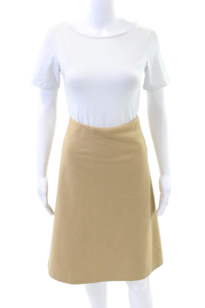 J Crew Womens Straight Skirt Brown Size 4