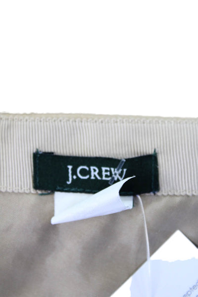J Crew Womens Straight Skirt Brown Size 4
